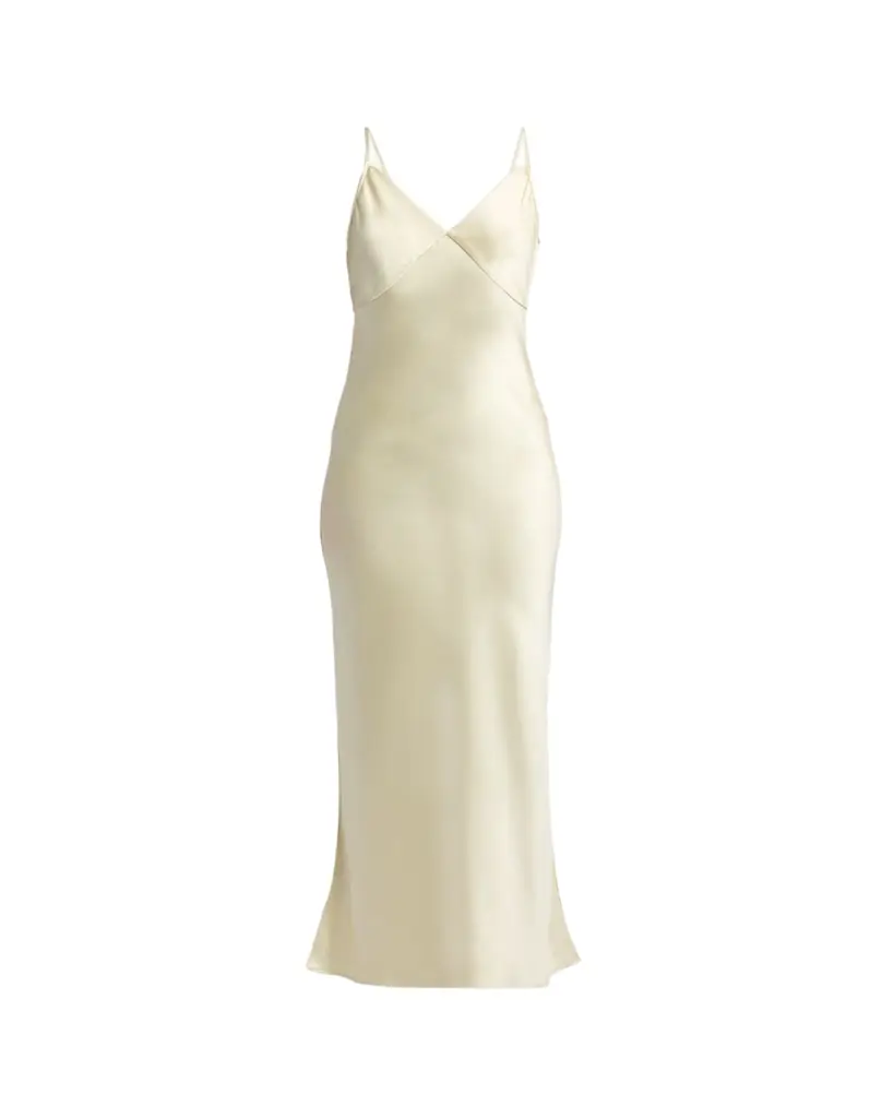 THE ROW Barika Maxi Slip Silk Dress