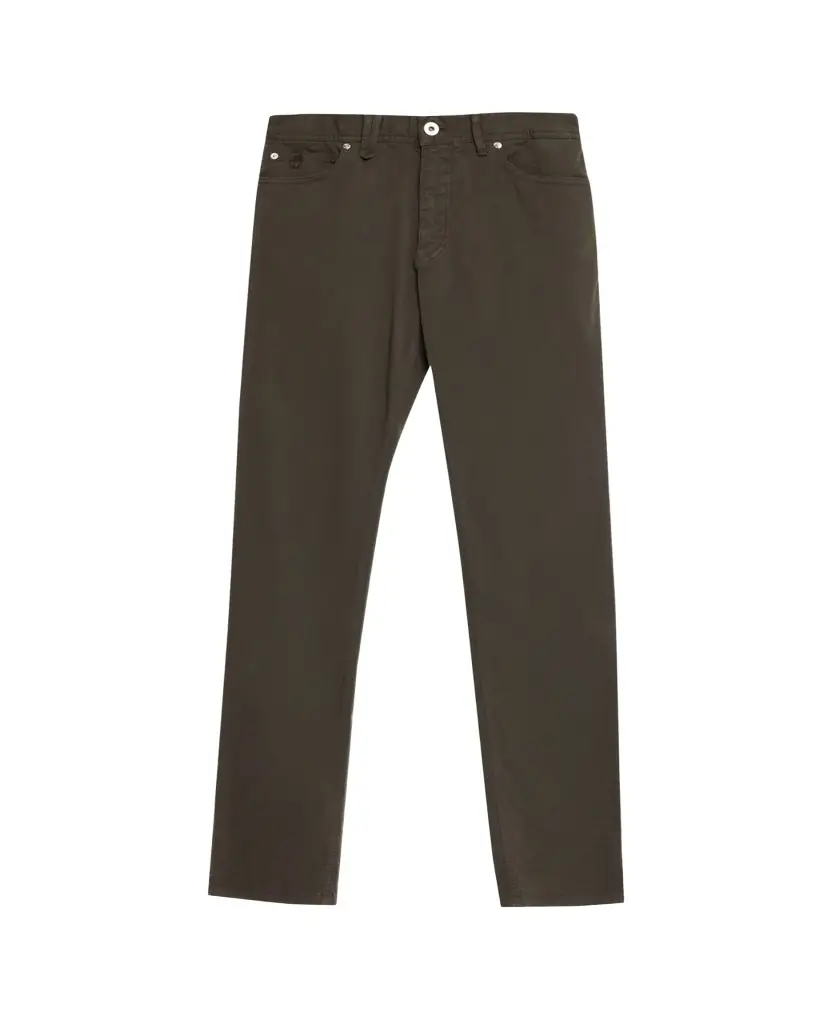 Brioni Men's Cotton Stretch 5-Pocket Pants