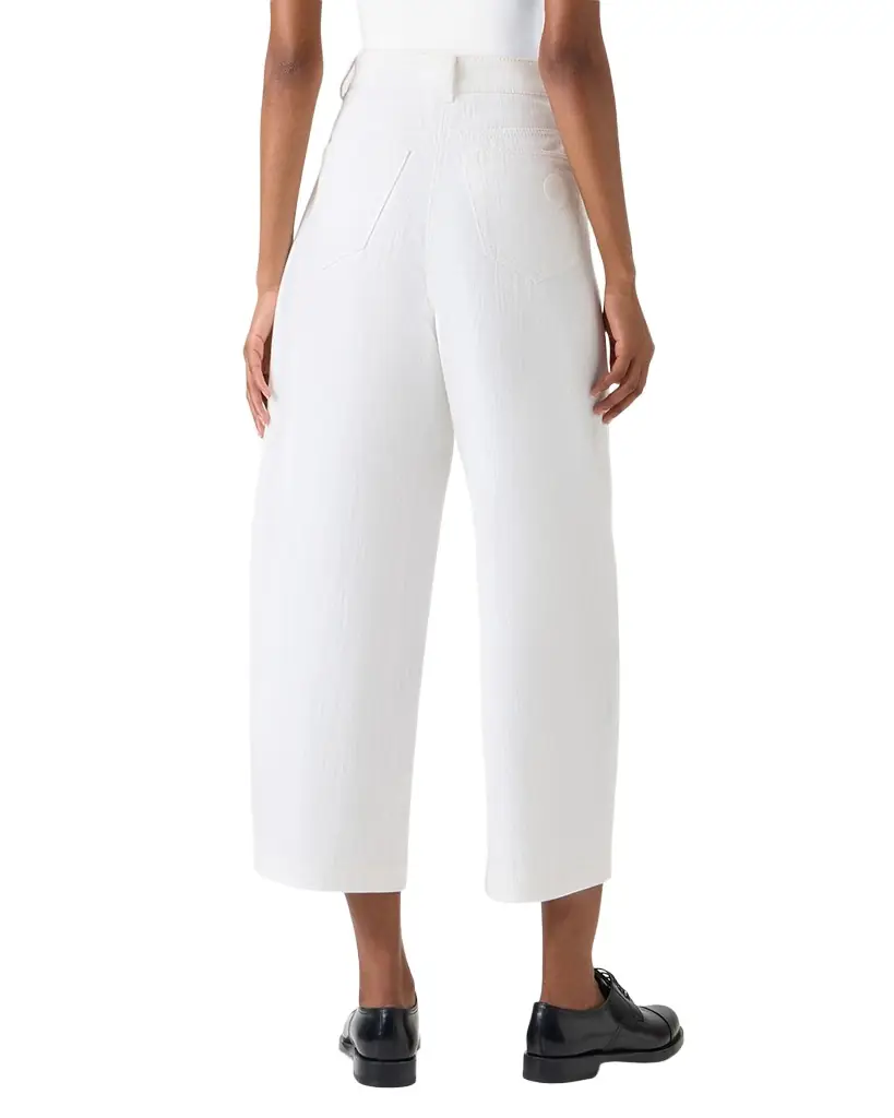Akris punto High-Rise Barrel-Leg Ankle Pants