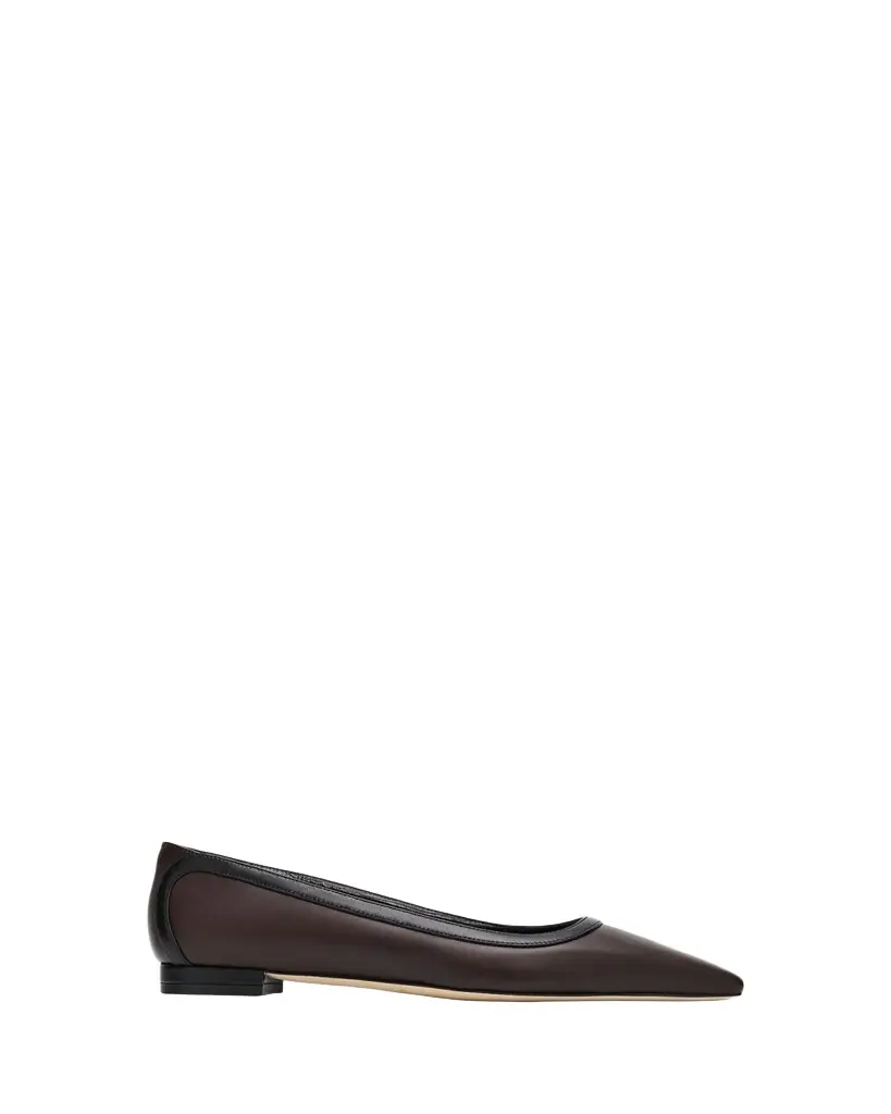 Manolo Blahnik Filotas Leather Ballerina Flats - Women's Shoes