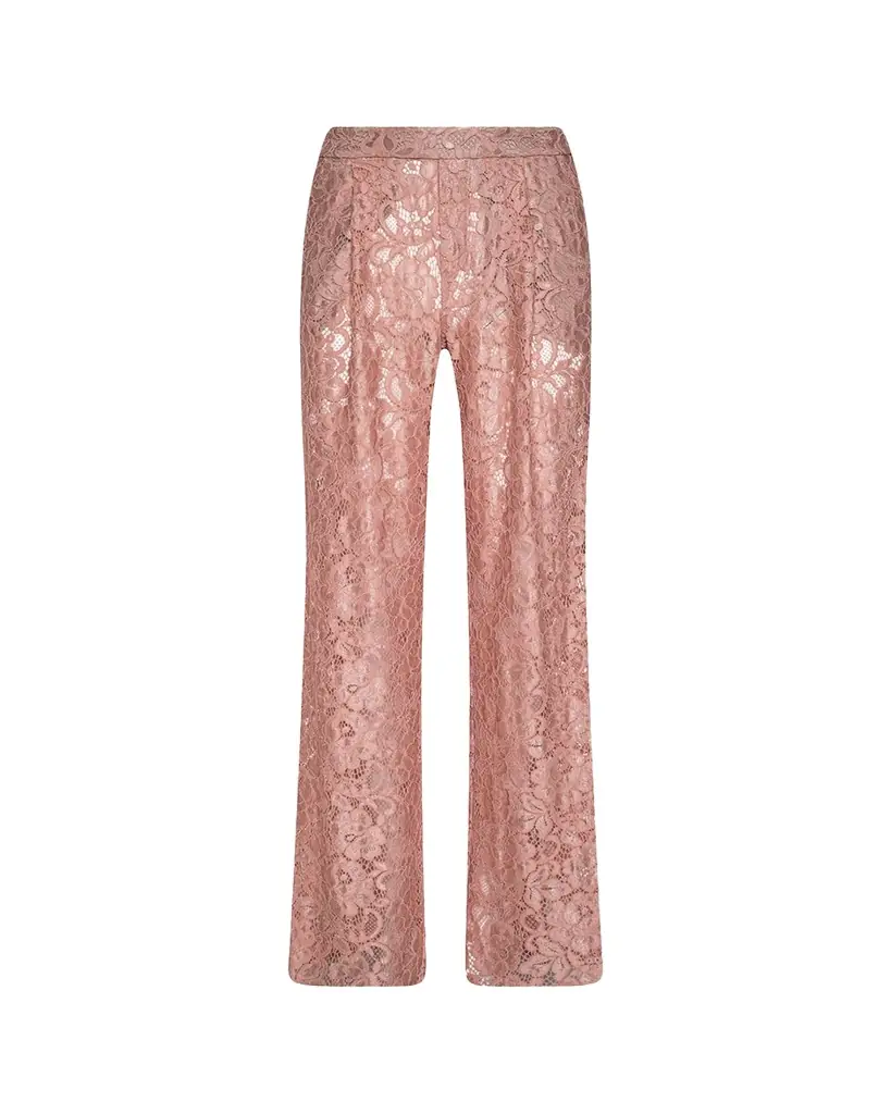 L'Agence Tavia Floral Lace Trousers