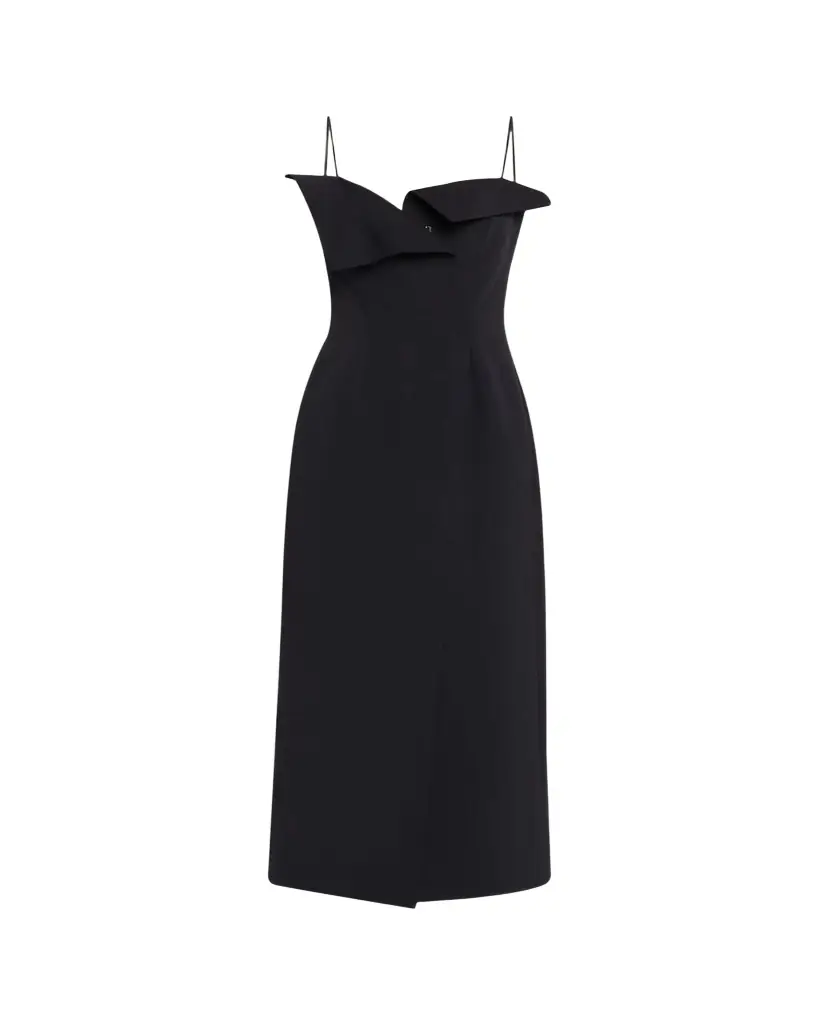 FForme Skylar Tailored Cotton and Silk Midi Dress