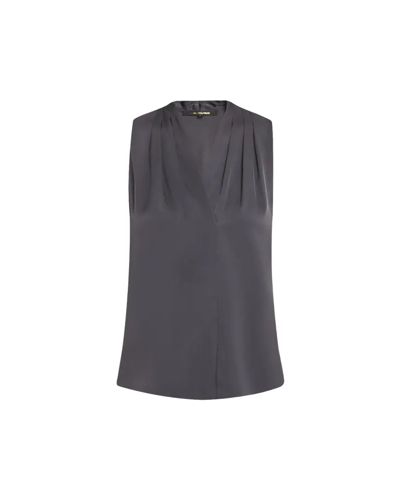 Kobi Halperin Mila Silk-Stretch Sleeveless Top