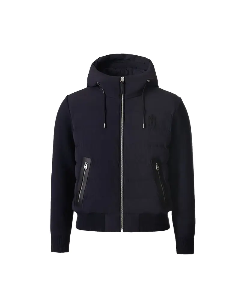 Mackage Men's Andrew-Z Mixed Media Light Down Jacket