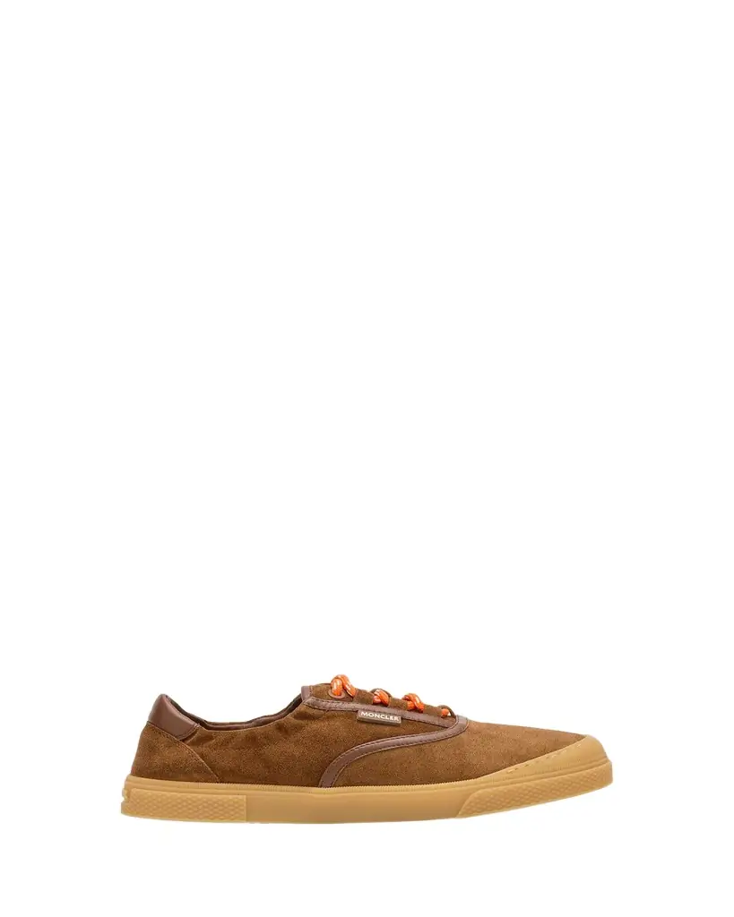 Moncler Vera Leisure Suede Low-Top Sneakers