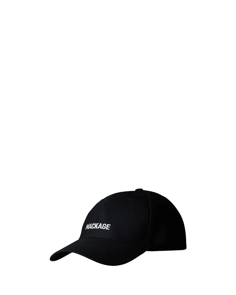 Mackage Men's Anderson-W Wool Logo Baseball Cap