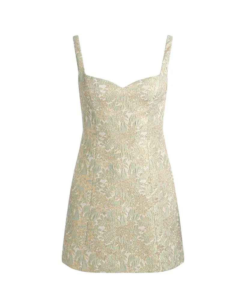 ALICE + OLIVIA Eve Sweetheart Mini Dress