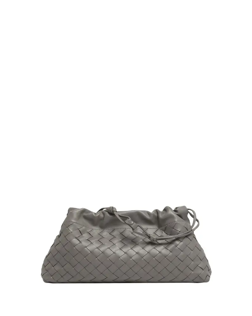 Bottega Veneta Dustbag Notte Leather Shoulder Bag