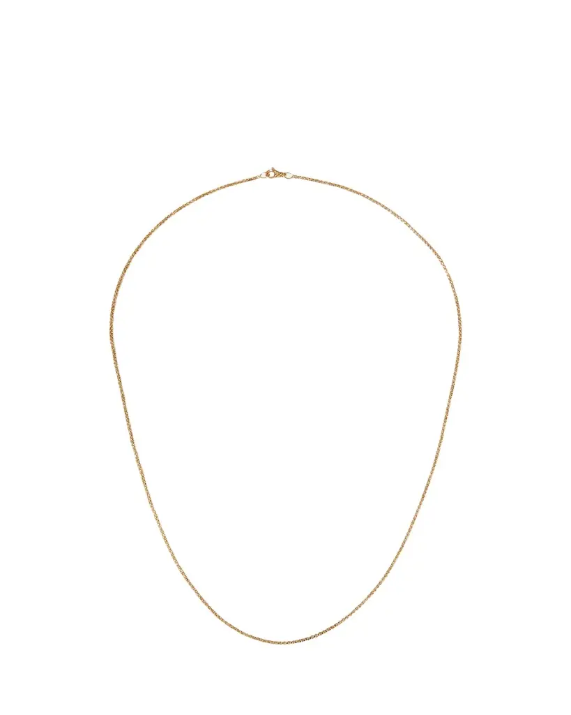 David Yurman Men's Box Chain Necklace in 18K Gold, 1.7mm, 24"L