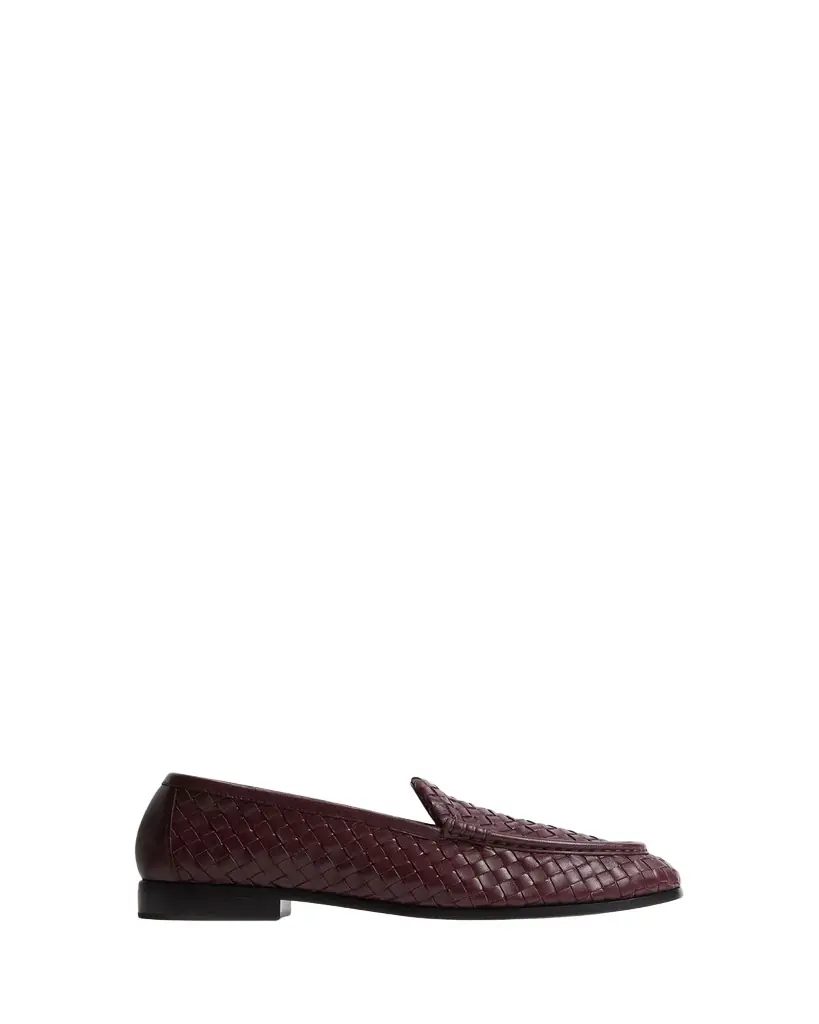 Bottega Veneta Men's Silenzio Intrecciato Napa Leather Loafers