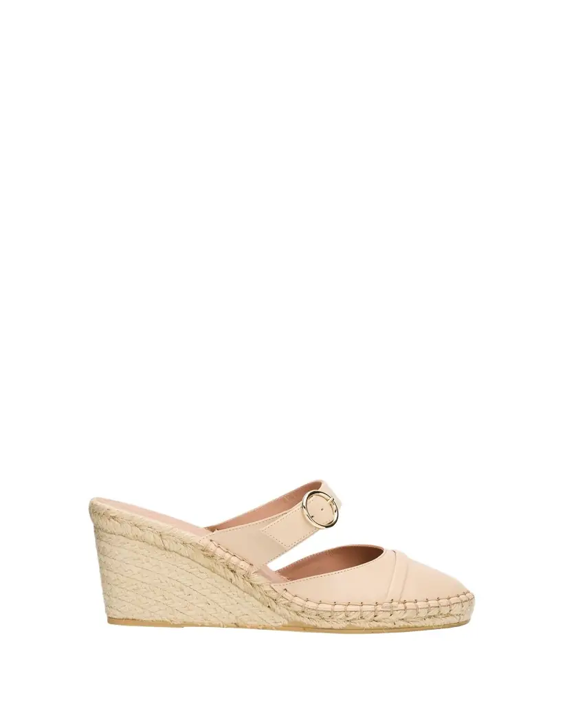 Malone Souliers 70mm Farah Leather Espadrille Wedges