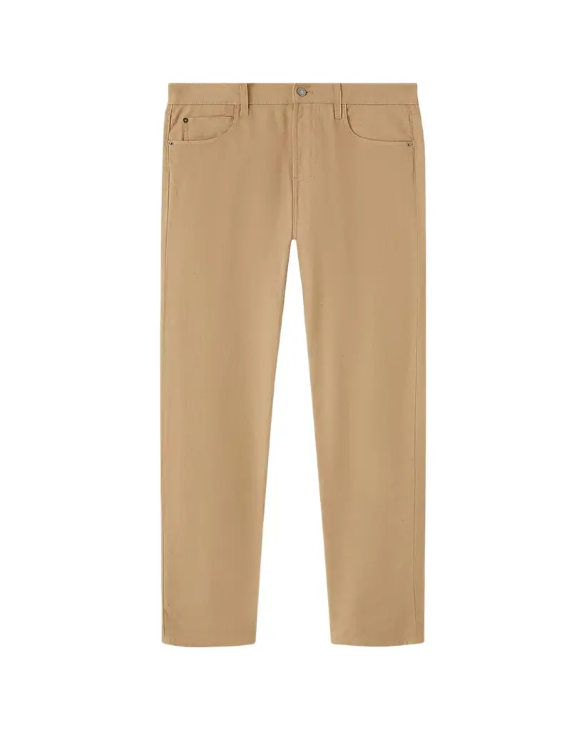 Men's Quarona Linen and Cotton Straight-Leg Jeans