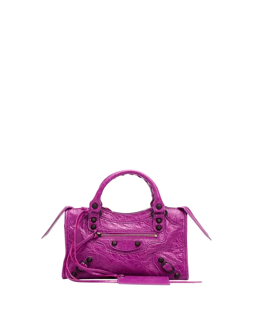 Balenciaga Le City Mini Leather Top-Handle Bag