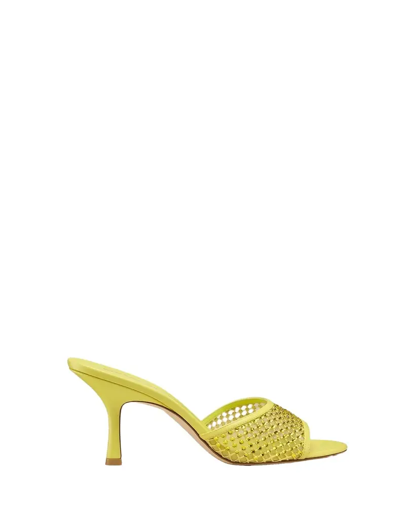 Stuart Weitzman 85mm Bareitall Mesh and Leather Sandals