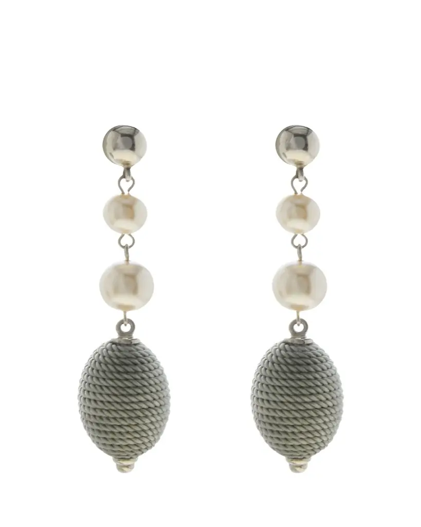 Ben-Amun Long Drop Pearly Earrings - Women's Jewelry And Watches