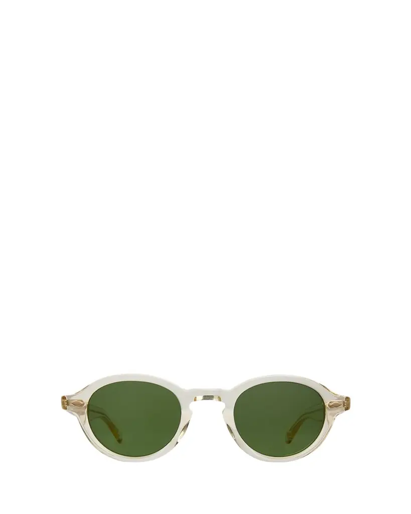 Garrett Leight Men's Flipper Acetate Round Sunglasses