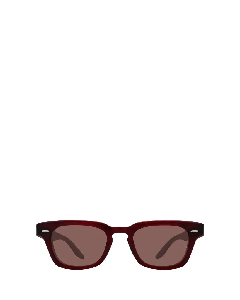 Barton Perreira Men's Keyhole-Bridge Acetate Rectangle Sunglasses