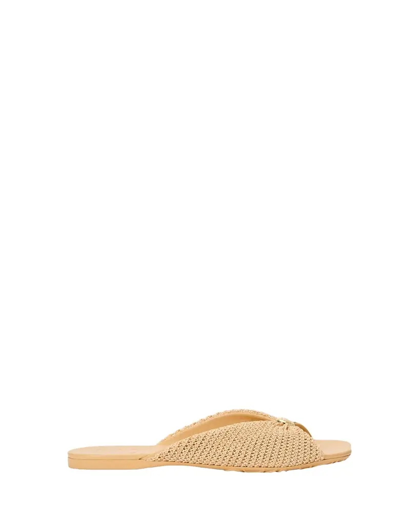Loewe x Paula's Ibiza Pebble Anagram Flat Slide Sandals