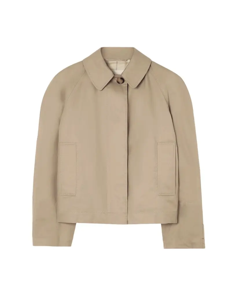 Burberry Tropical Cotton Gabardine Jacket