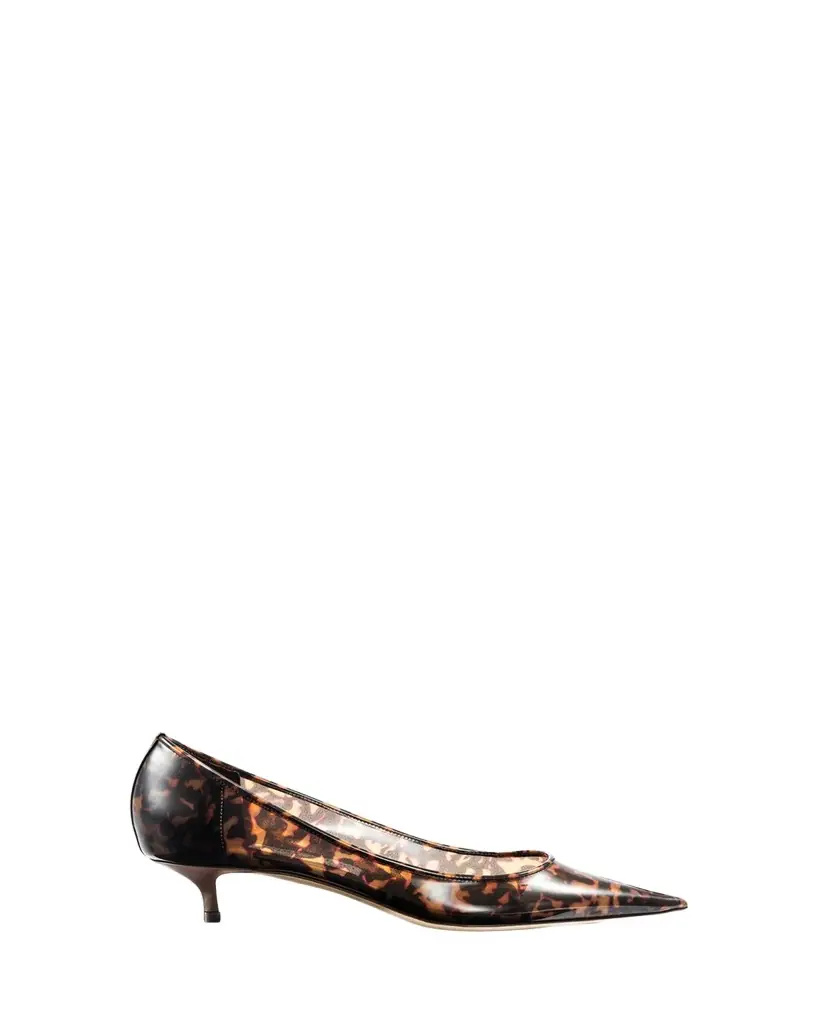 Jimmy Choo 35mm Amelia Tortoiseshell-Printed Leather Pumps