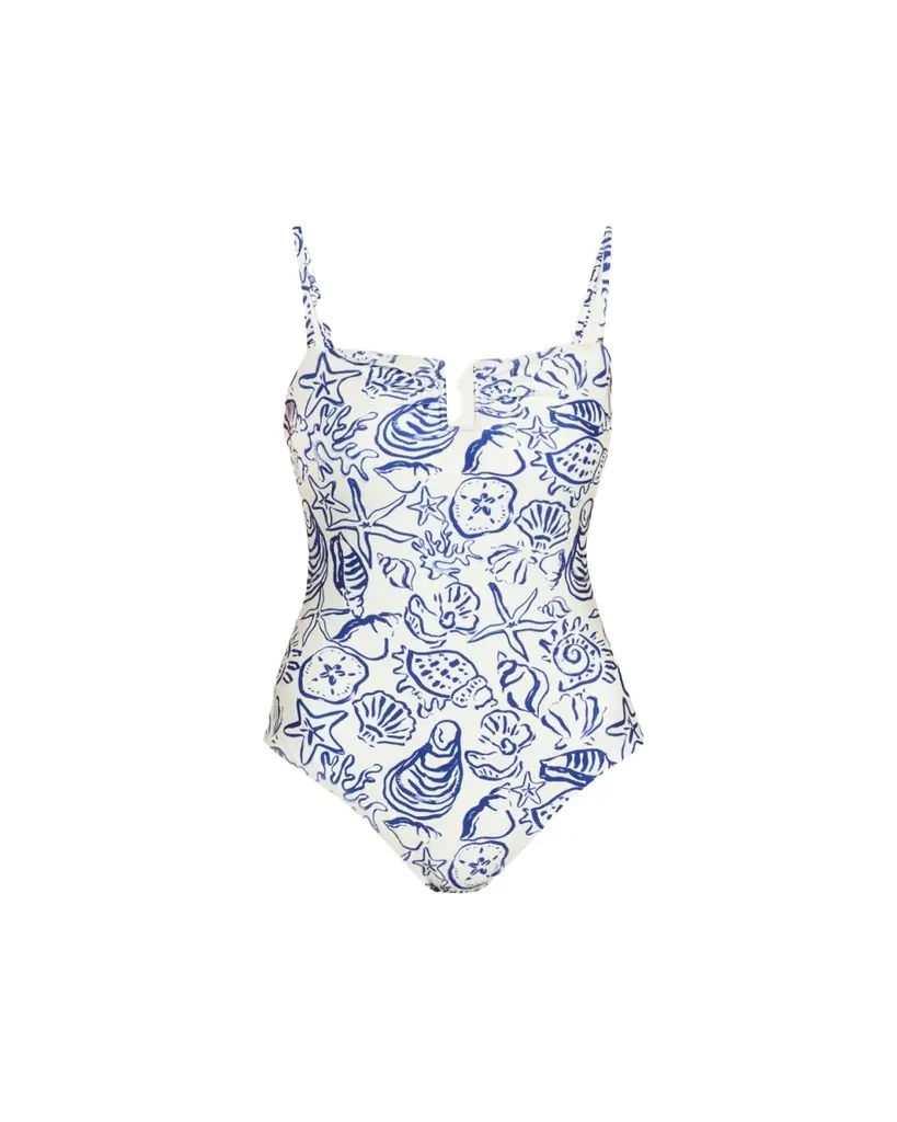 SIMKHAI Ottilie Strapless One-Piece Swimsuit