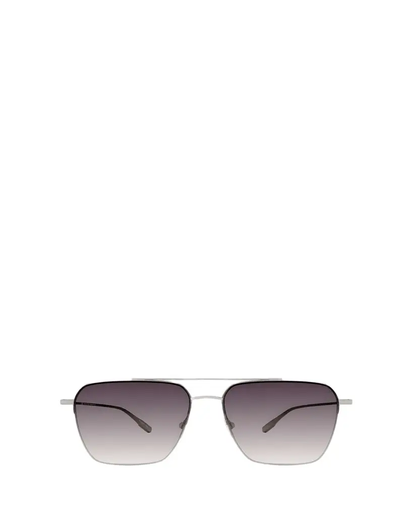 Barton Perreira Men's Double-Bridge Titanium Aviator Sunglasses