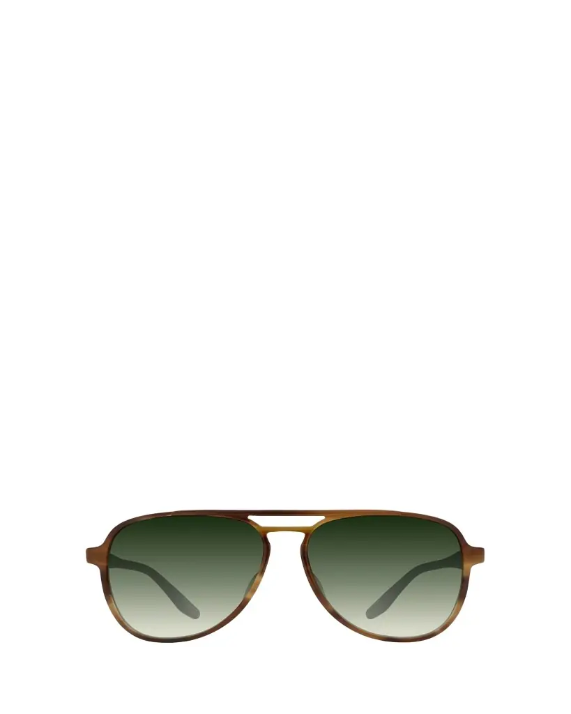 Barton Perreira Men's Double-Bridge Acetate Aviator Sunglasses