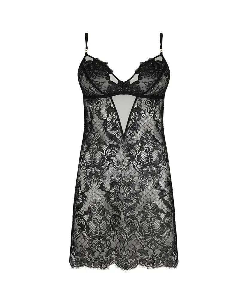 Lise Charmel Diva Glamour Scalloped Lace Baby Doll