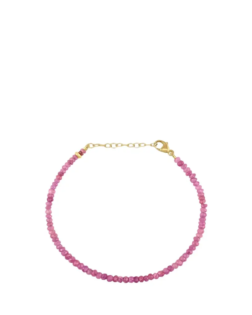 JIA JIA 14K Pink Sapphire Bracelet