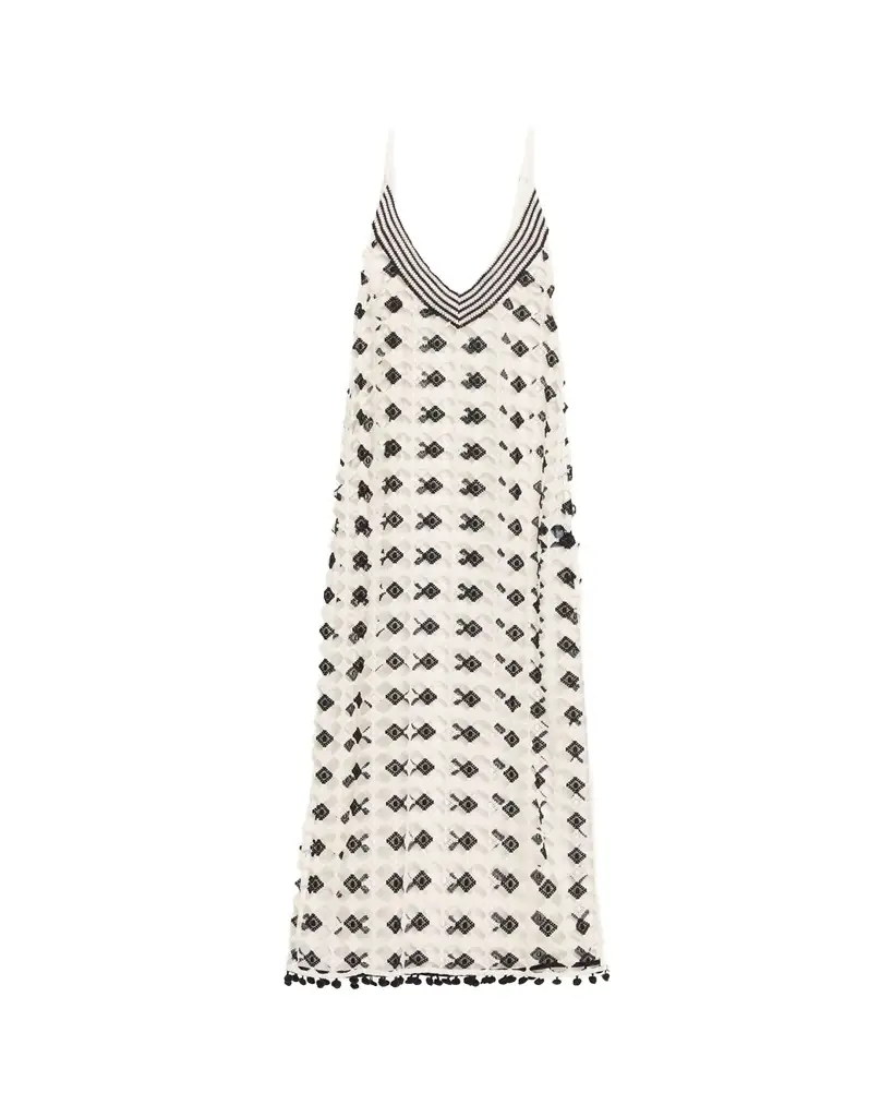Ramy Brook Cleo Patterned Sheer Cover-Up Maxi-Dress