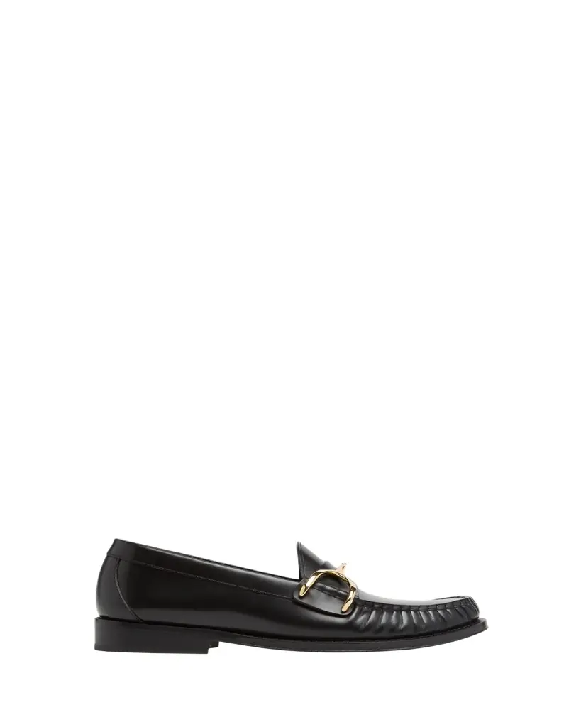 McQueen Men's Wishbone Leather Moccasin Loafers