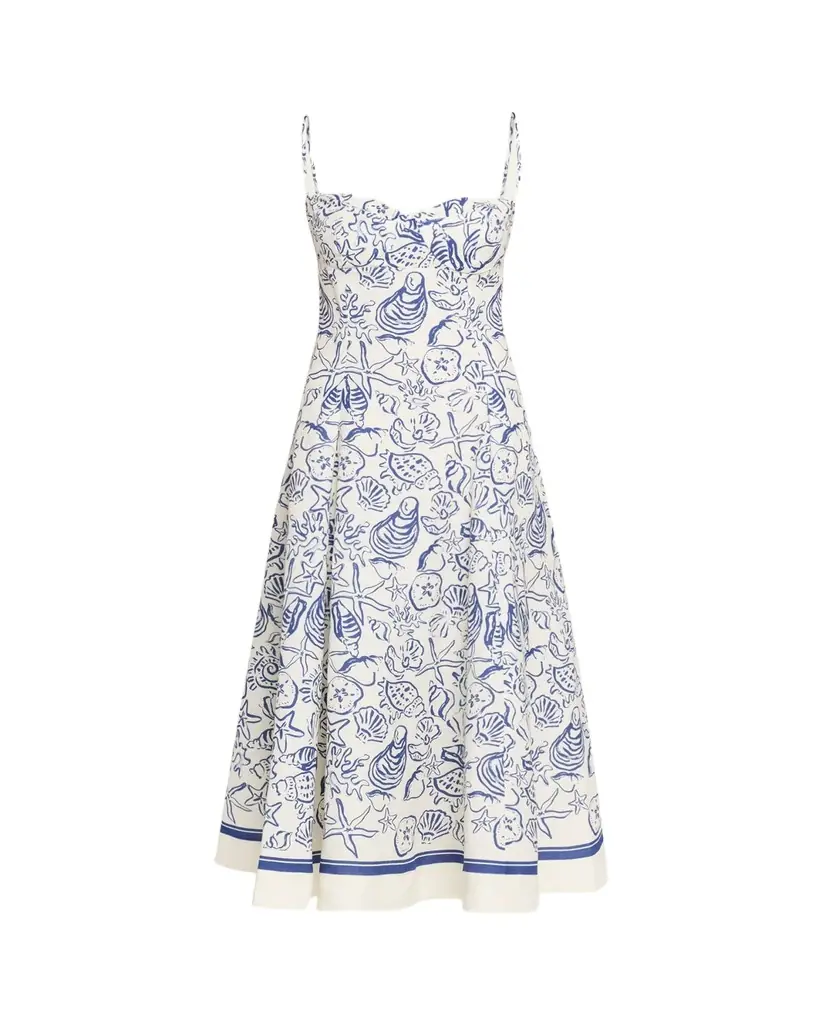 SIMKHAI Analise Bustier Midi Dress