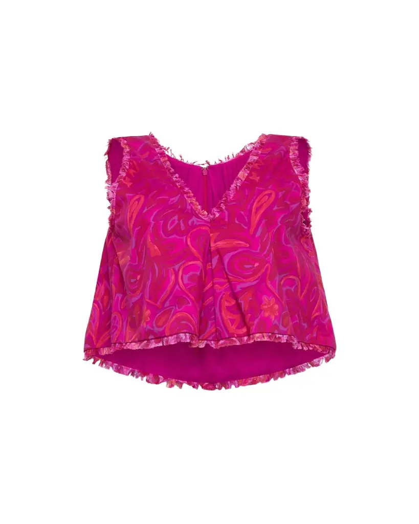 Cinq a Sept Ibbie Paisley Bloom Top