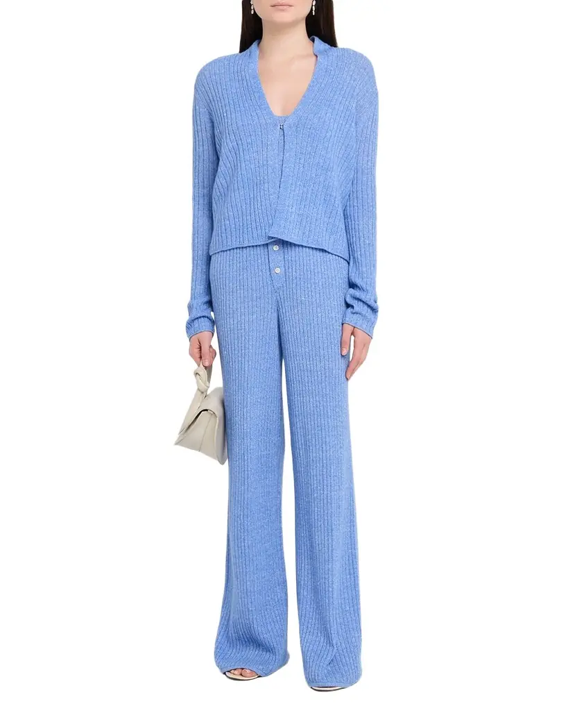 Guest in Residence Ribbed Everywear Cashmere Pants