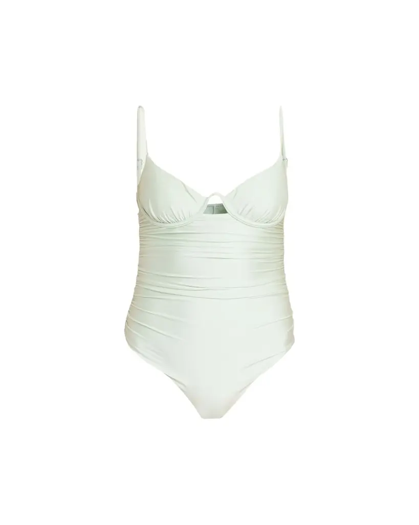 SIMKHAI Laine Ruched One-Piece Swimsuit