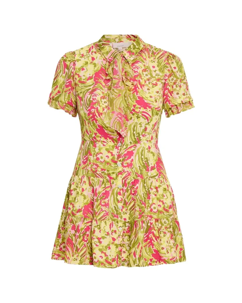 Cinq a Sept Kari Daisy Swirl Mini Dress