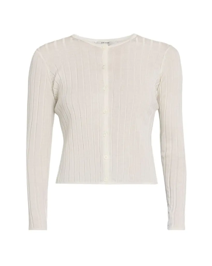 FRAME The Silk Cashmere Cardigan