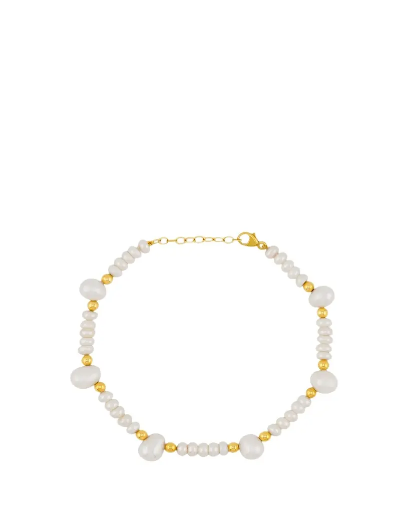 JIA JIA Ocean 14K Gold and Pearl Bracelet