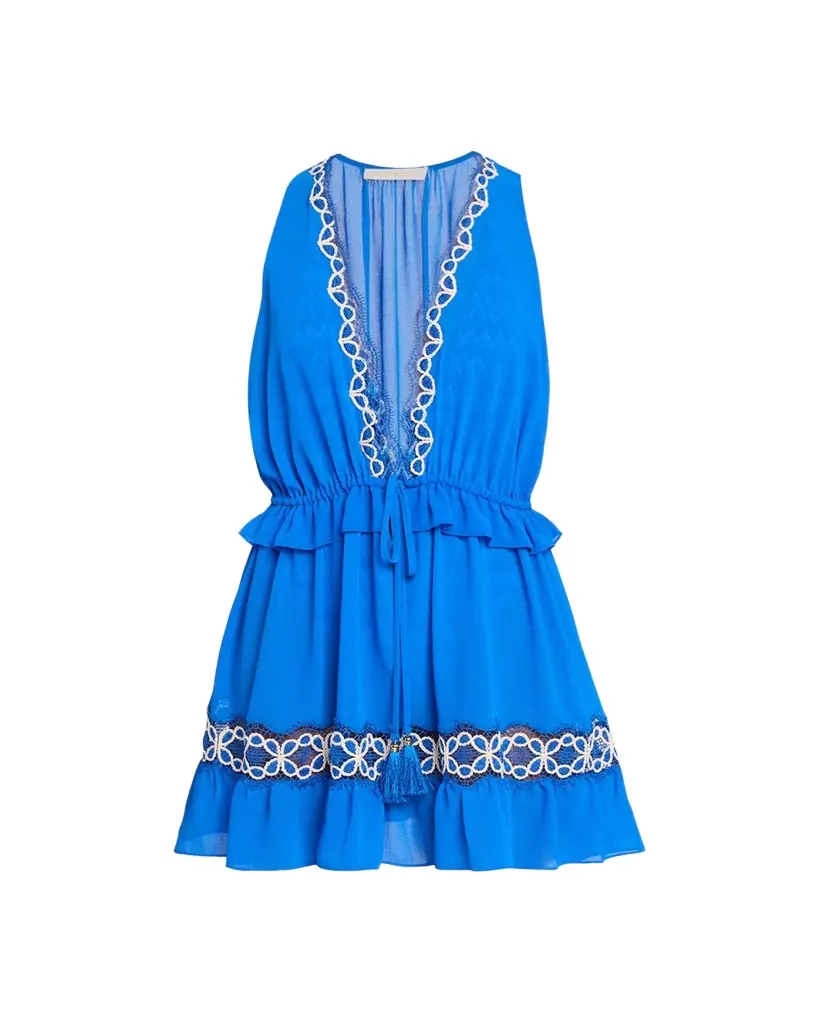 Ramy Brook Gwendolyn Embroidered Coverup Mini Dress