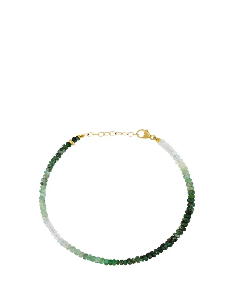 JIA JIA Ombré Emerald Beaded Bracelet