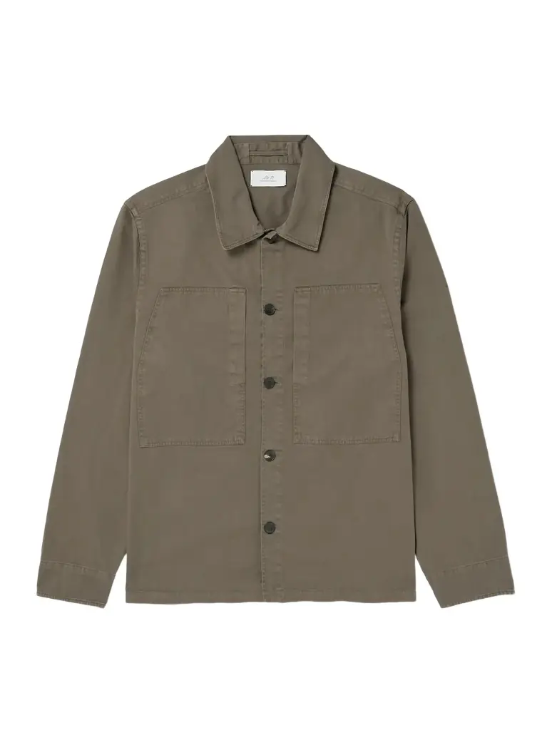 MR P. Oversized Organic Cotton-Twill Overshirt