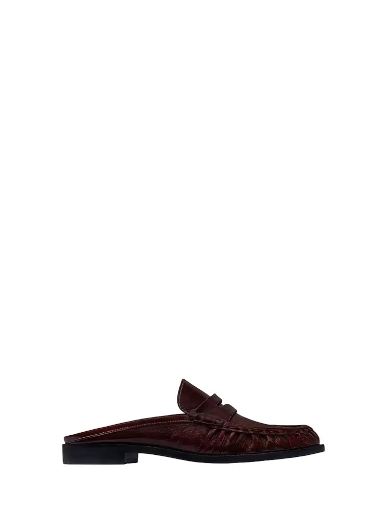 Bernardo Women's Tilda Loafer Mules - Chocolate Wine