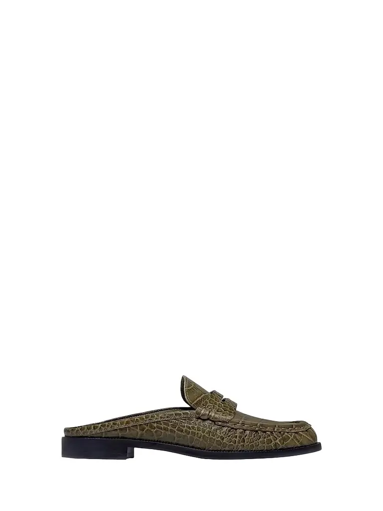 Bernardo Women's Tilda Loafer Mules - Olive