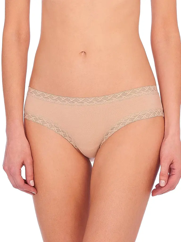 Natori Women's Bliss Cotton Girl Briefs - Cafe