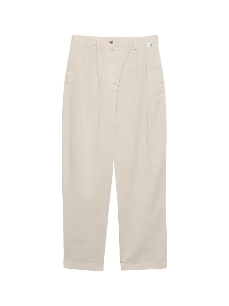 Prada Women's Old Gabardine Pants - Beige Khaki
