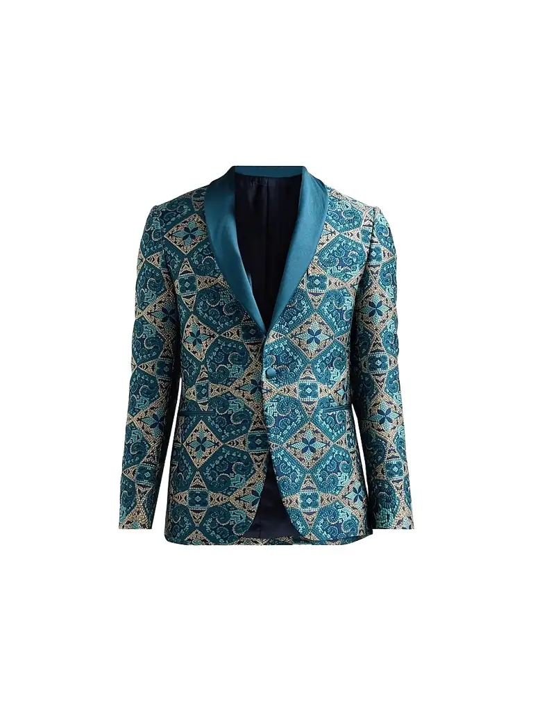Pal Zileri Men's Abstract-Embroidered Dinner Jacket - Ottanio