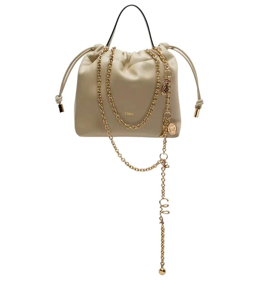 Chloe Chloé Chloé Icons Mini leather bucket bag - Women's Bags