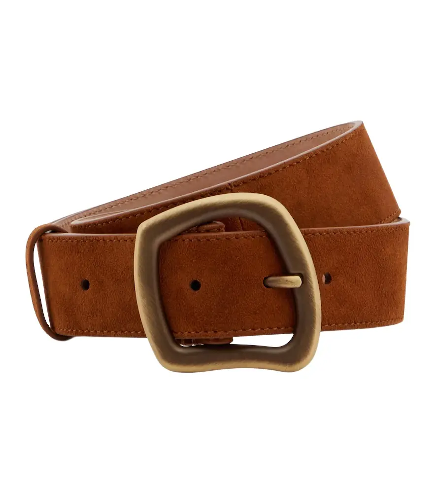 Gabriela Hearst Simone Medium suede belt