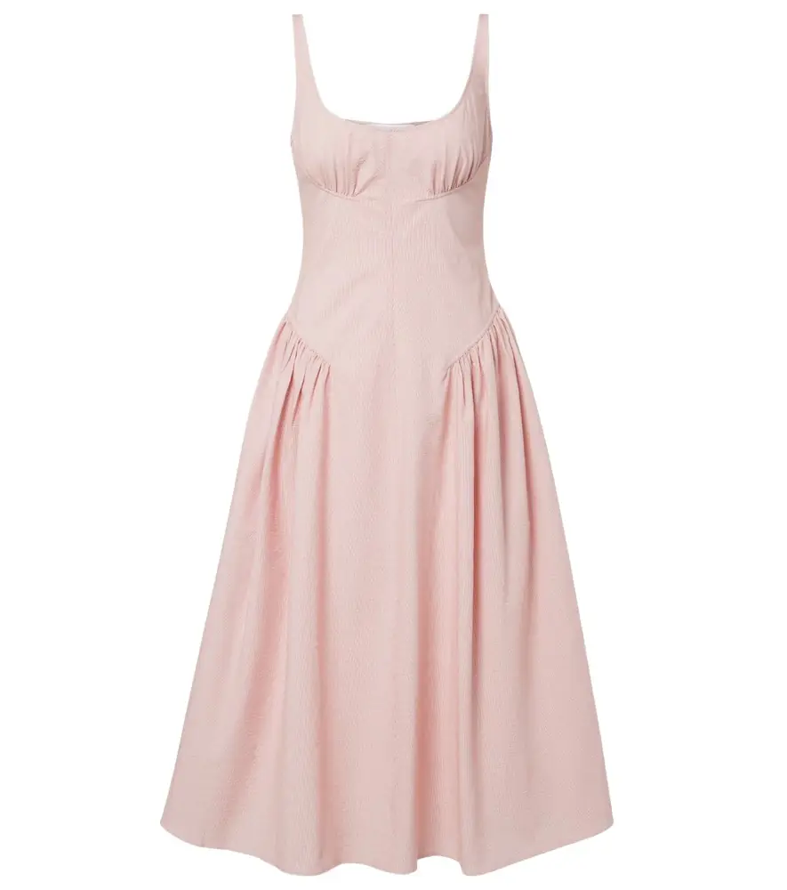 Proenza Schouler Solira seersucker midi dress