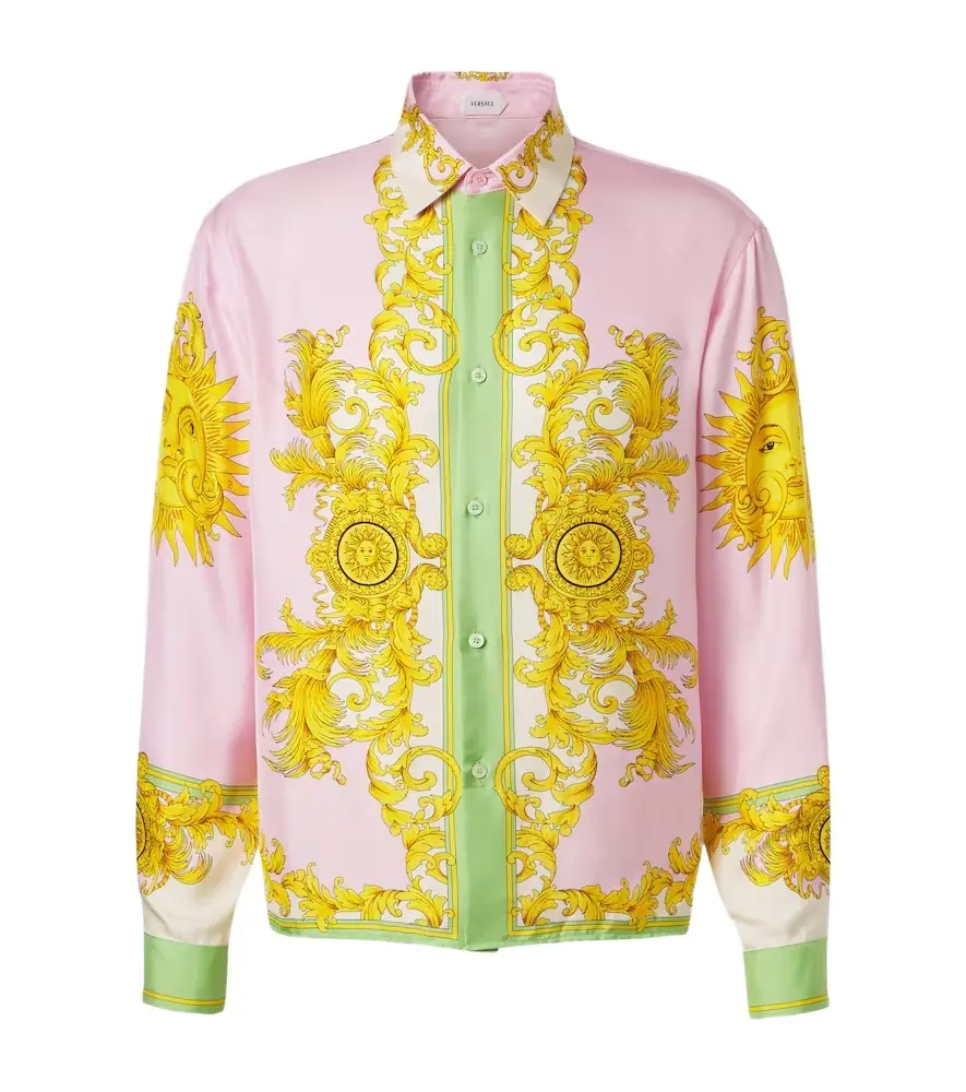 Versace Printed silk shirt